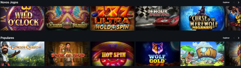 slots e caça-níqueis na Betano