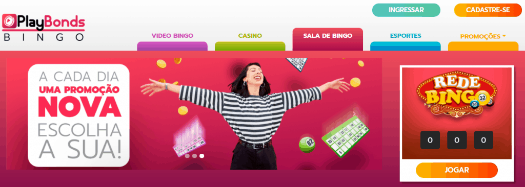 Bingo online gratis na Playbonds