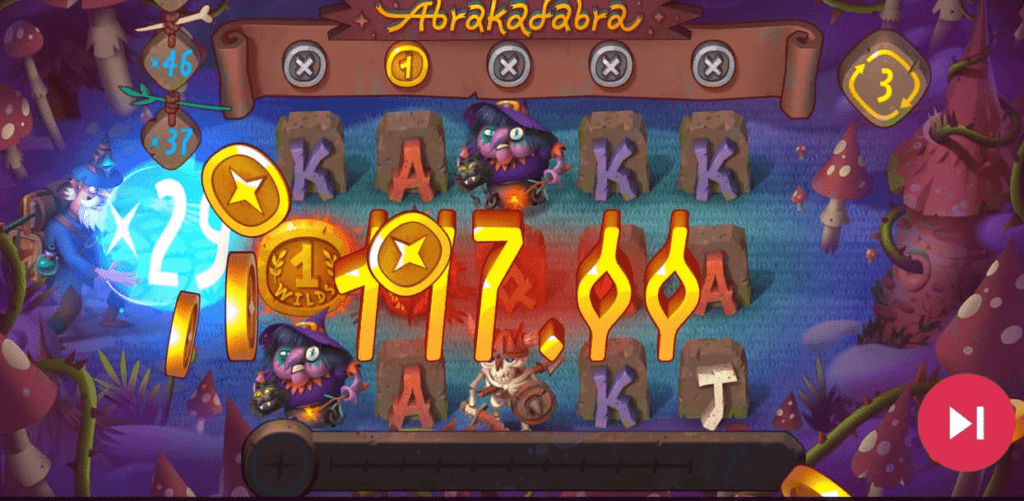 ganhos no Abrakadabra (Peter and Sons)