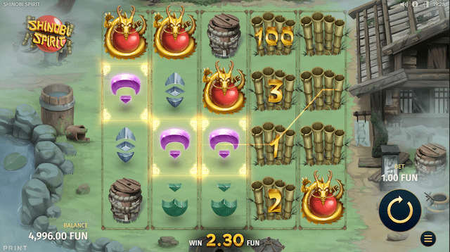 símbolos do Shinobi Spirit