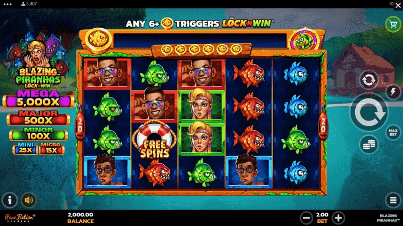 jogo Blazing Piranhas