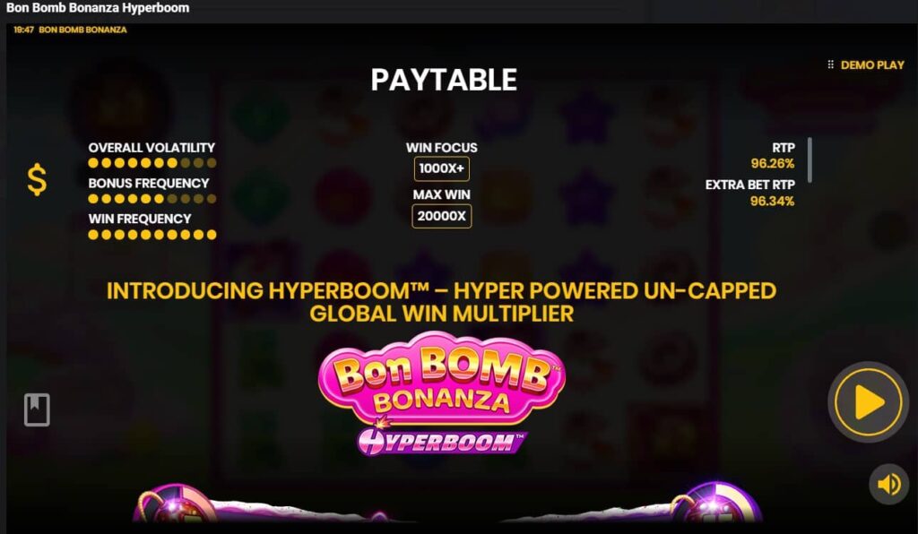 Bon Bomb Bonanza Hyperboom