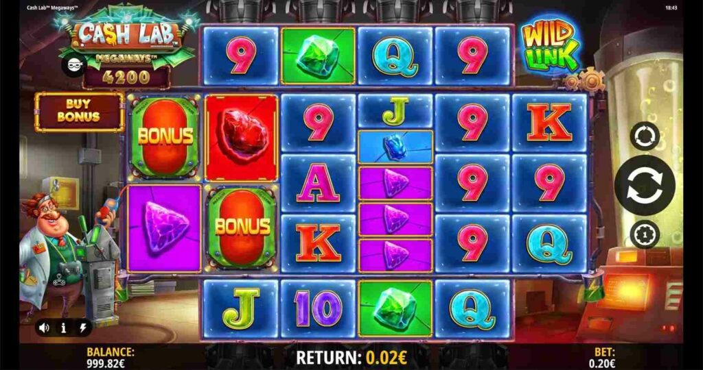 slot Cash Lab Megaways