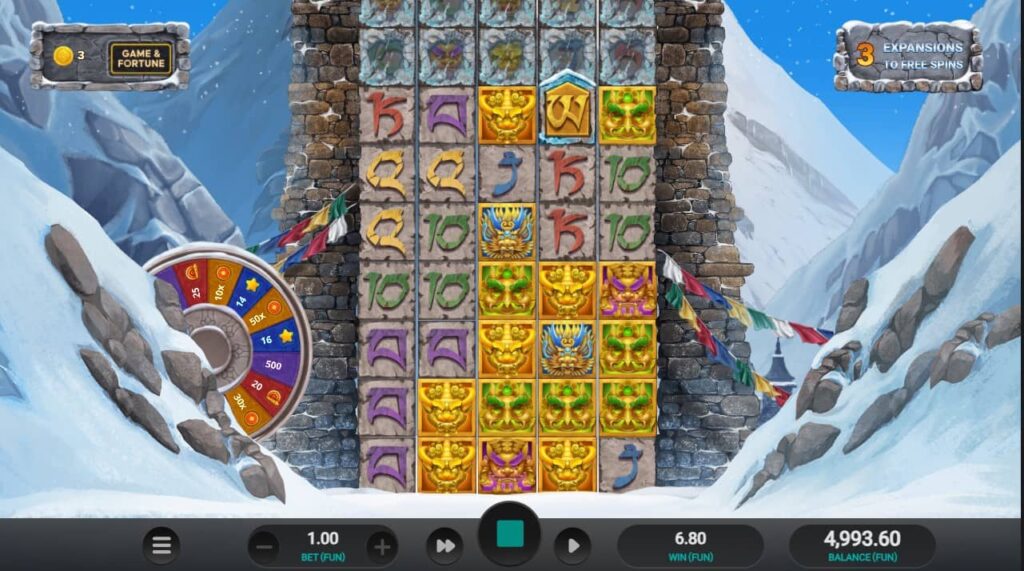 pagamentos do jogo Everest