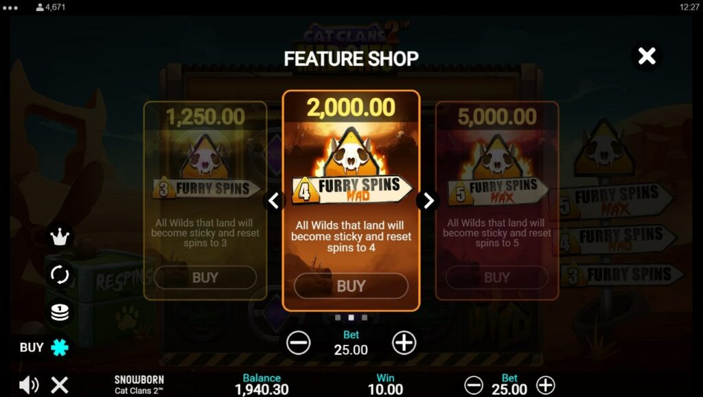 recursos do Cat Clans 2 Mad Cats