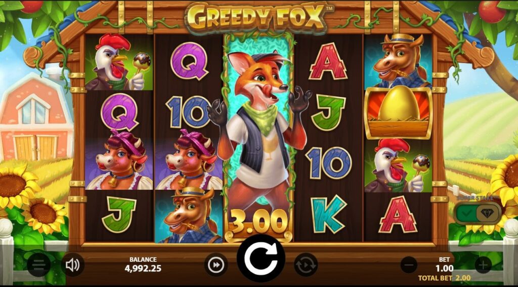 scatter do ovo da Greedy Fox