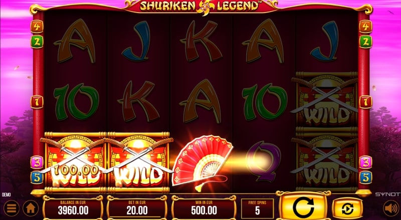 Rodadas Grátis shuriken legend