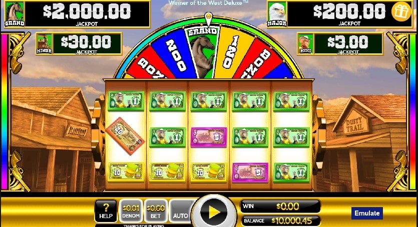 Jackpot do Winner of the West Deluxe