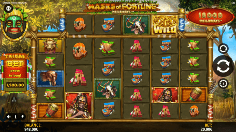 caça-níquel Masks of Fortune Megaways