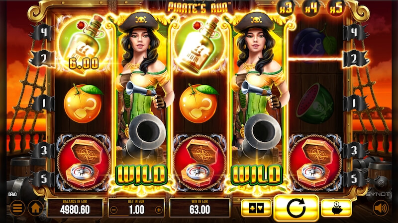 Caça-níquel Pirate's Run