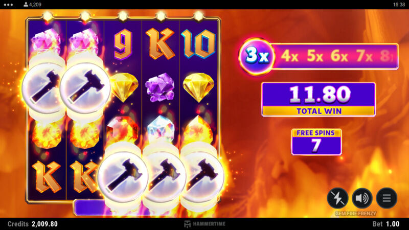 Growing Multiplier Free Spins