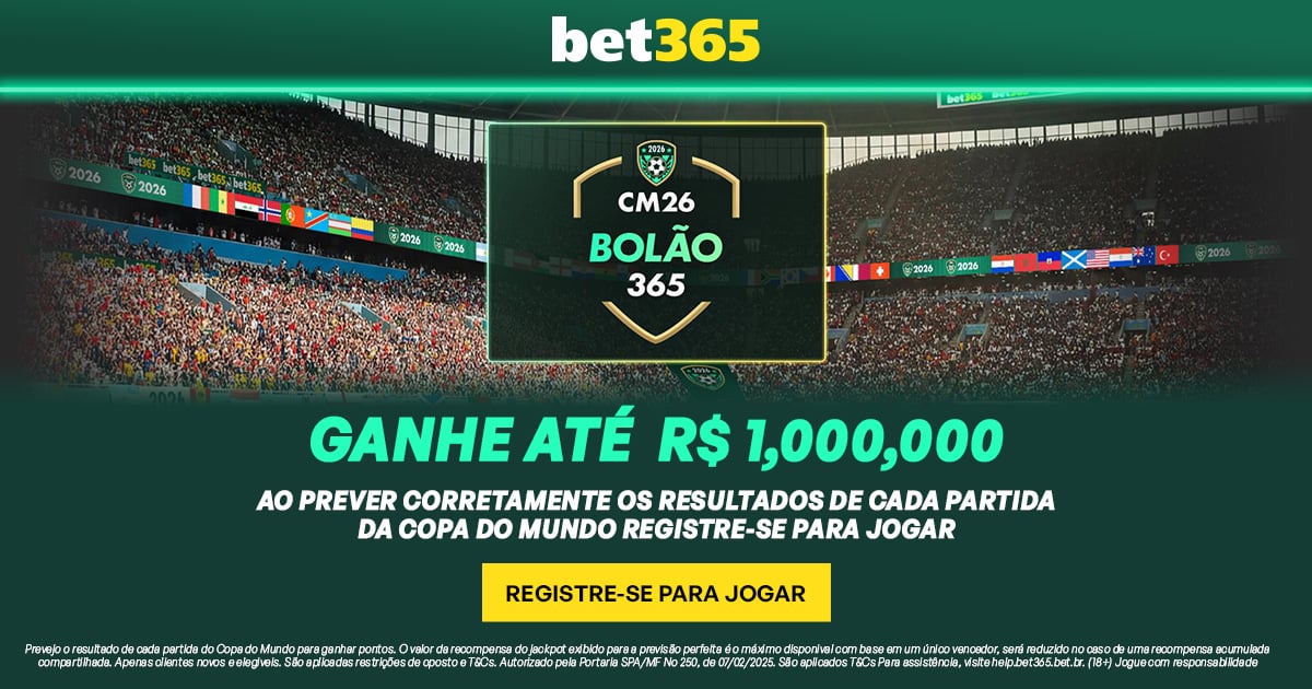 bet365 lança nova edição do Bolão365 com prêmios de até R$ 1 milhão